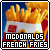 McDonalds - French fries